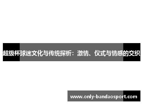 超级杯球迷文化与传统探析：激情、仪式与情感的交织