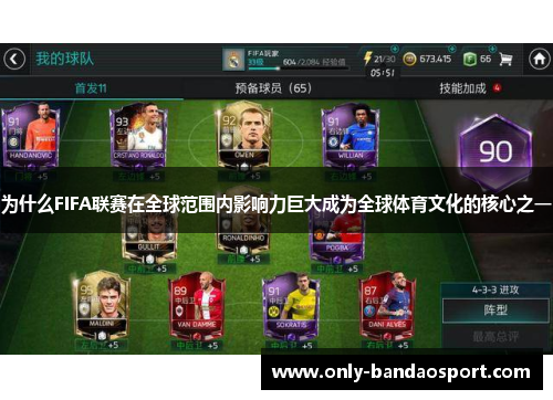 为什么FIFA联赛在全球范围内影响力巨大成为全球体育文化的核心之一