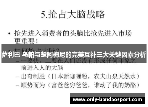 萨利巴 乌帕与楚阿梅尼的完美互补三大关键因素分析