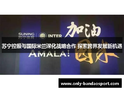 苏宁控股与国际米兰深化战略合作 探索跨界发展新机遇